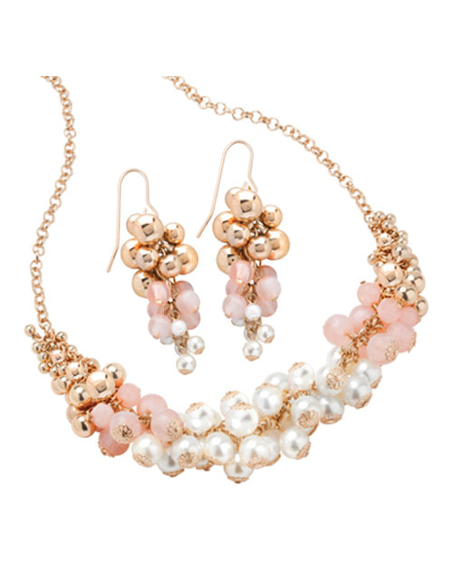 Belle And Blush Shaky Necklace Set